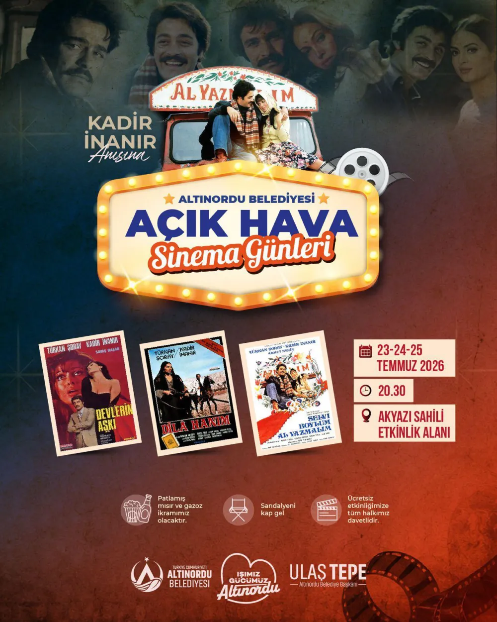 KADİR İNANIR MEMLEKETİNDE ANILACAK