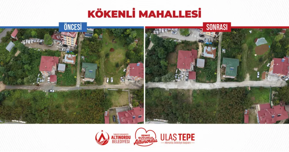 KÖKENLİ’NİN YILLARDIR BEKLEDİĞİ YOL YAPILDI