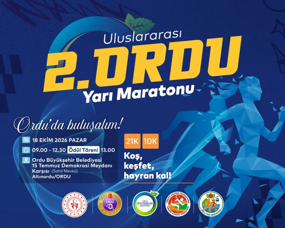 ORDU ‘DA YARI MARATON HEYECANI YAŞANACAK