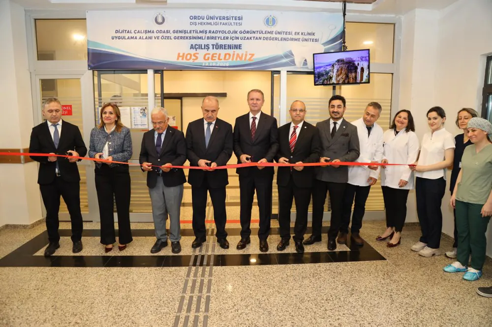 Üniversitemiz Diş Hekimliği Fakültesi’nde Yeni Birimler Hizmete Açıldı
